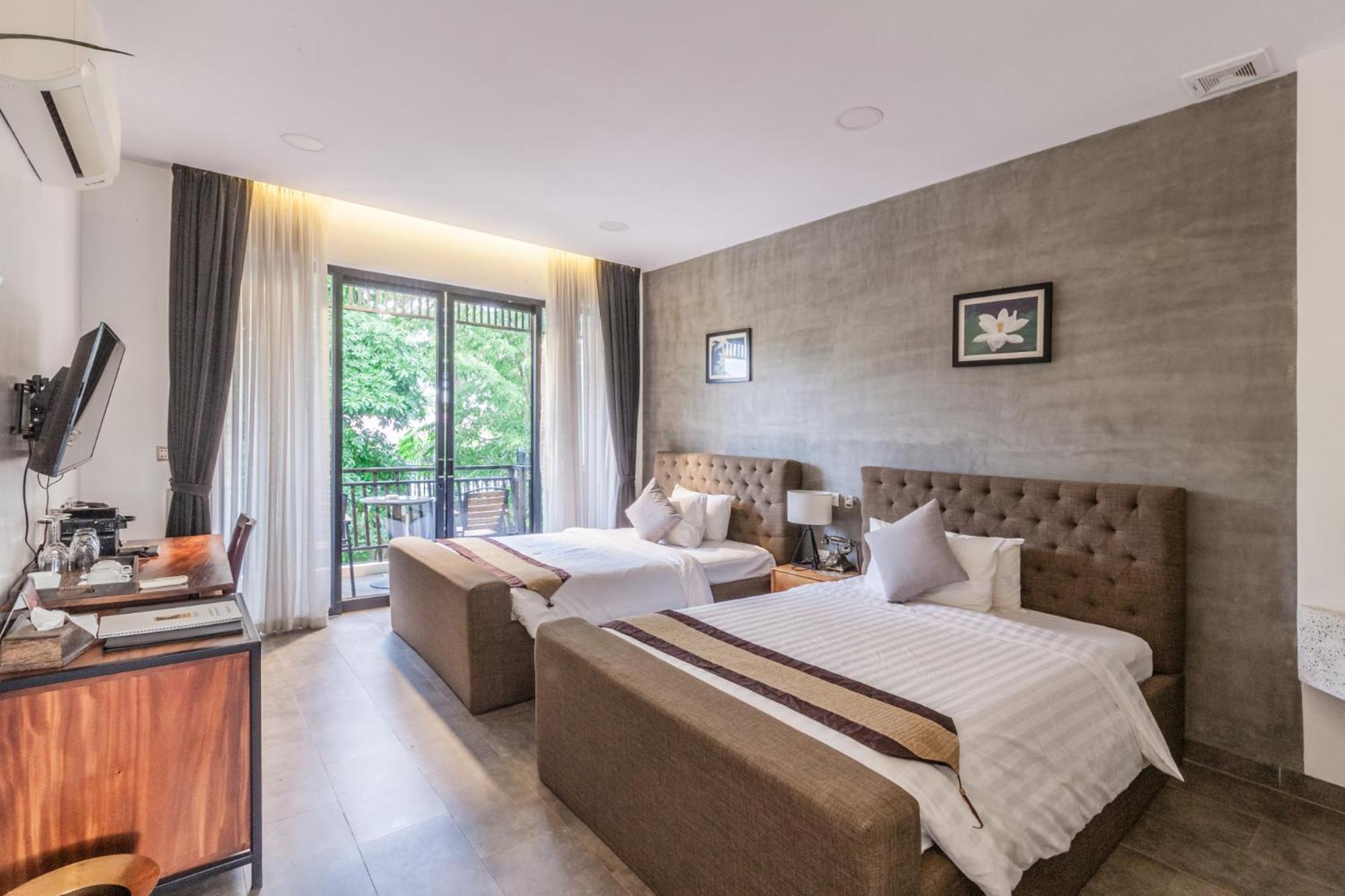 Bamboo Retreat Villa 시엠리아프 객실 사진