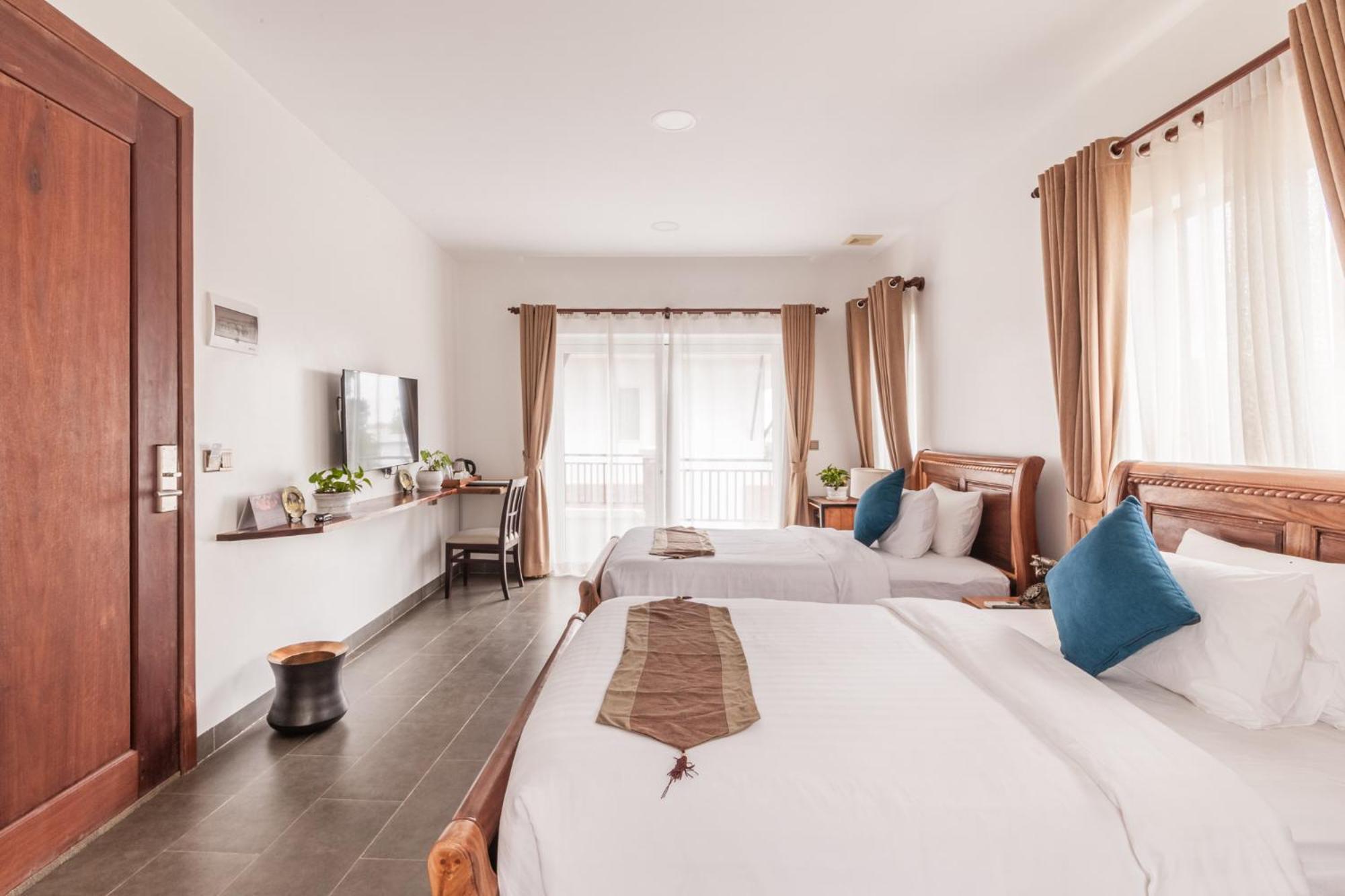 Bamboo Retreat Villa 시엠리아프 객실 사진