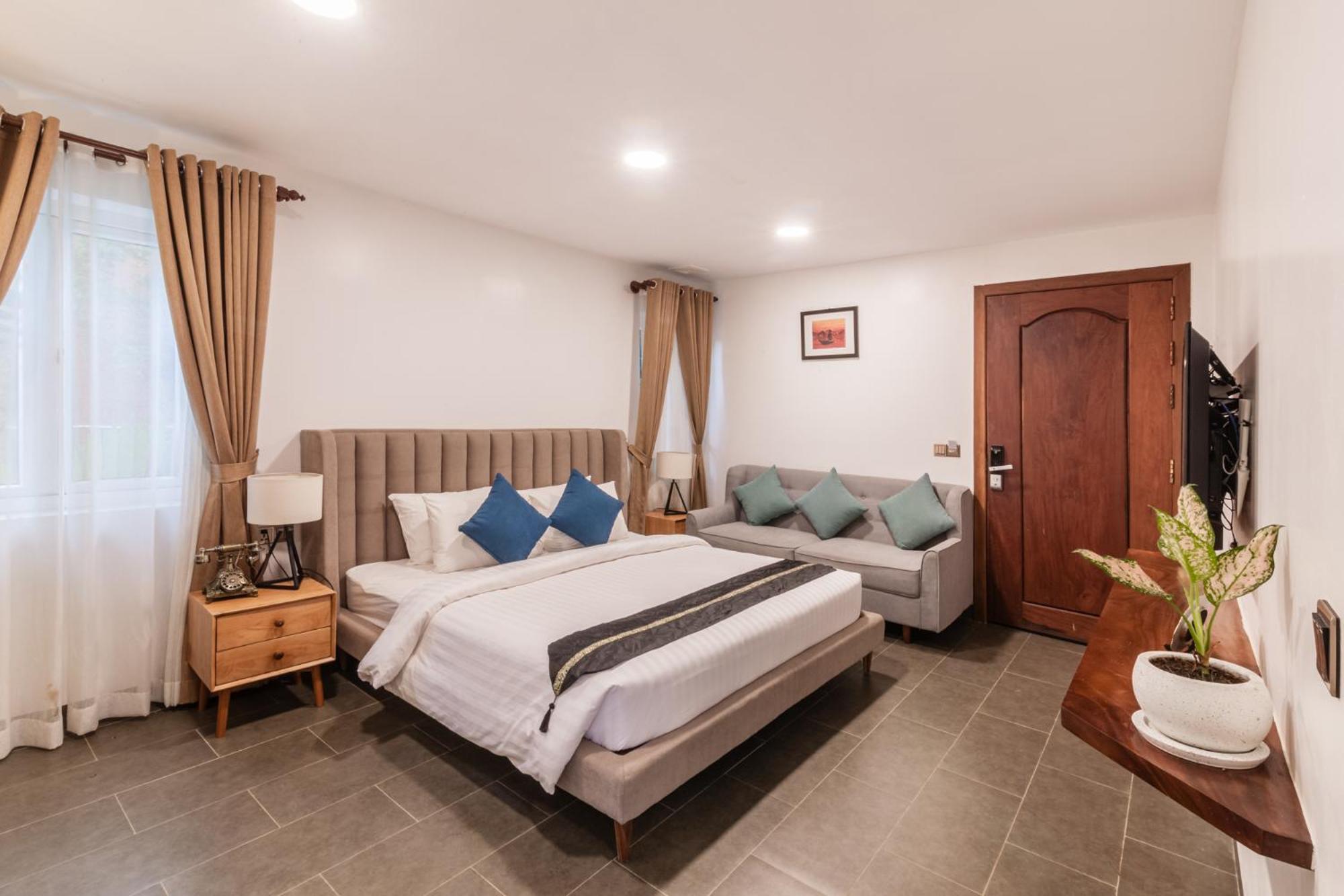 Bamboo Retreat Villa 시엠리아프 객실 사진