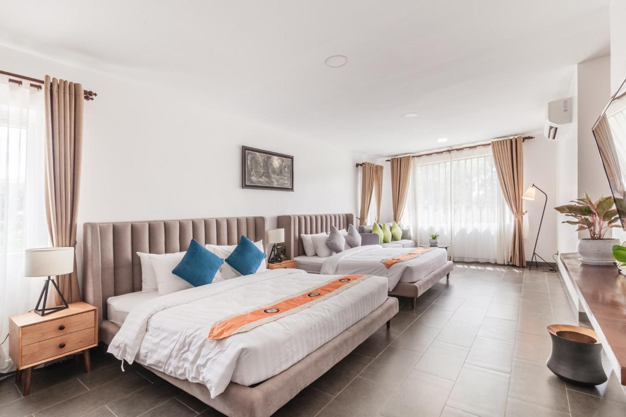 Bamboo Retreat Villa 시엠리아프 객실 사진