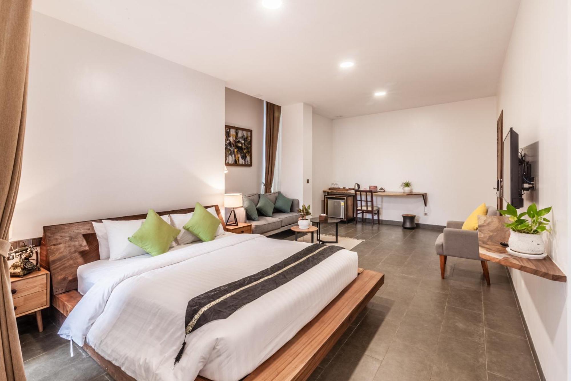 Bamboo Retreat Villa 시엠리아프 객실 사진