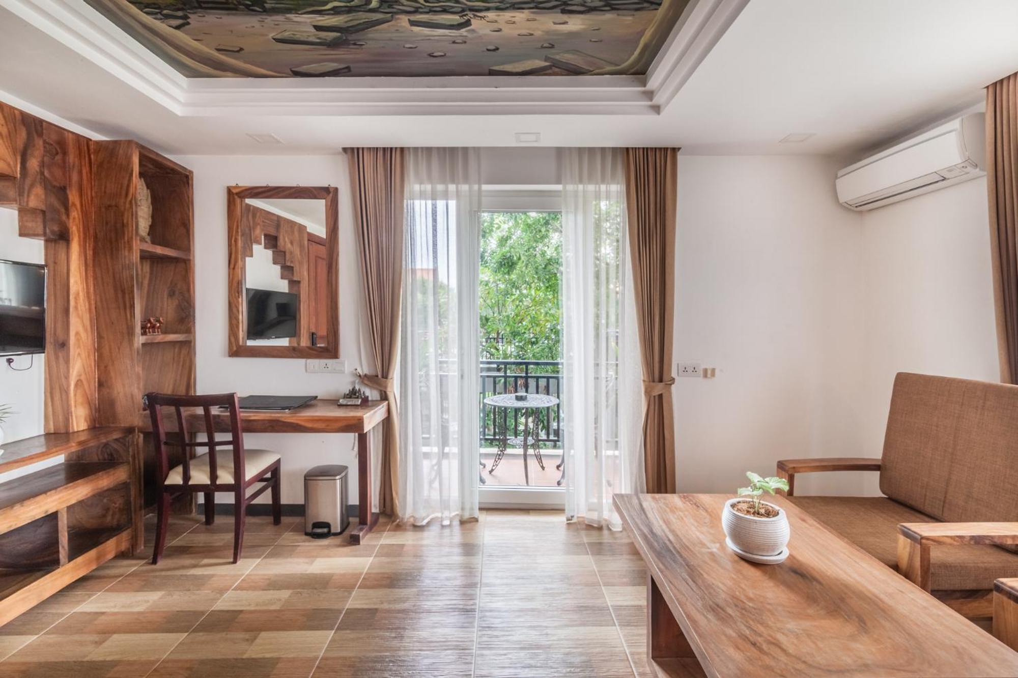 Bamboo Retreat Villa 시엠리아프 객실 사진